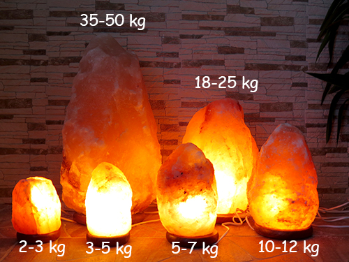 Soľná lampa 3-5kg